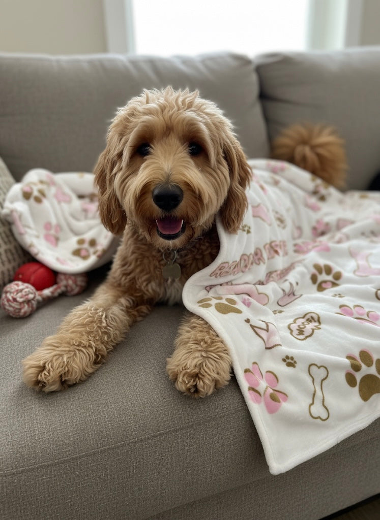 Ultra-Soft Cozy Dog Blanket (30"x40") - Washable Pet Comfort Throw