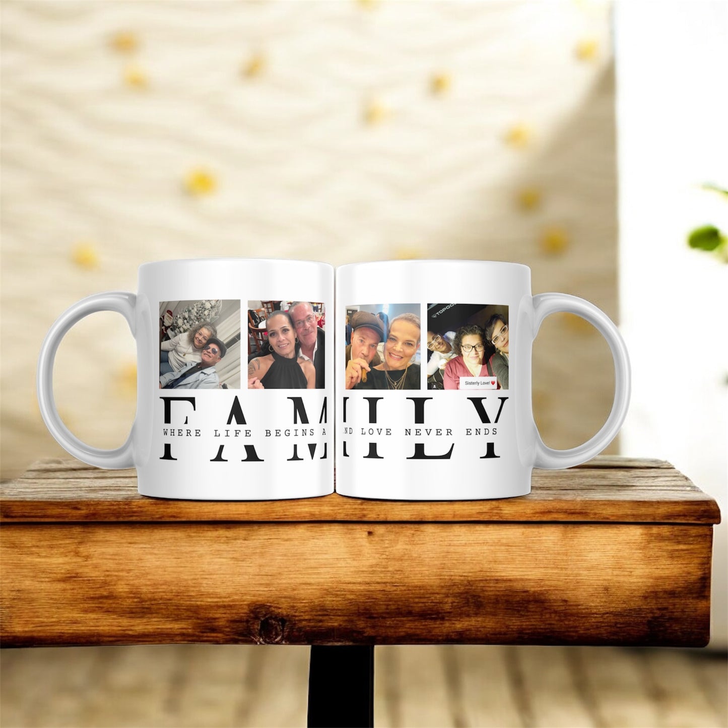 Family Love Mug | Heartfelt Family Coffee Cup | Inspirational Family Ceramic Mug 11oz & 15oz