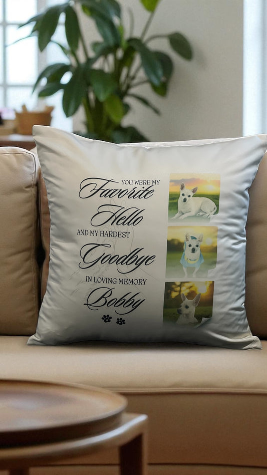 Because Fur Babies Leave the Deepest Paw Prints (3 images pillowcase only)